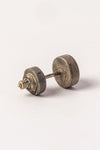 Parts of Four Stud Earrings 0.2 CT, Diamond Plate 1235-7-DA+DIA
